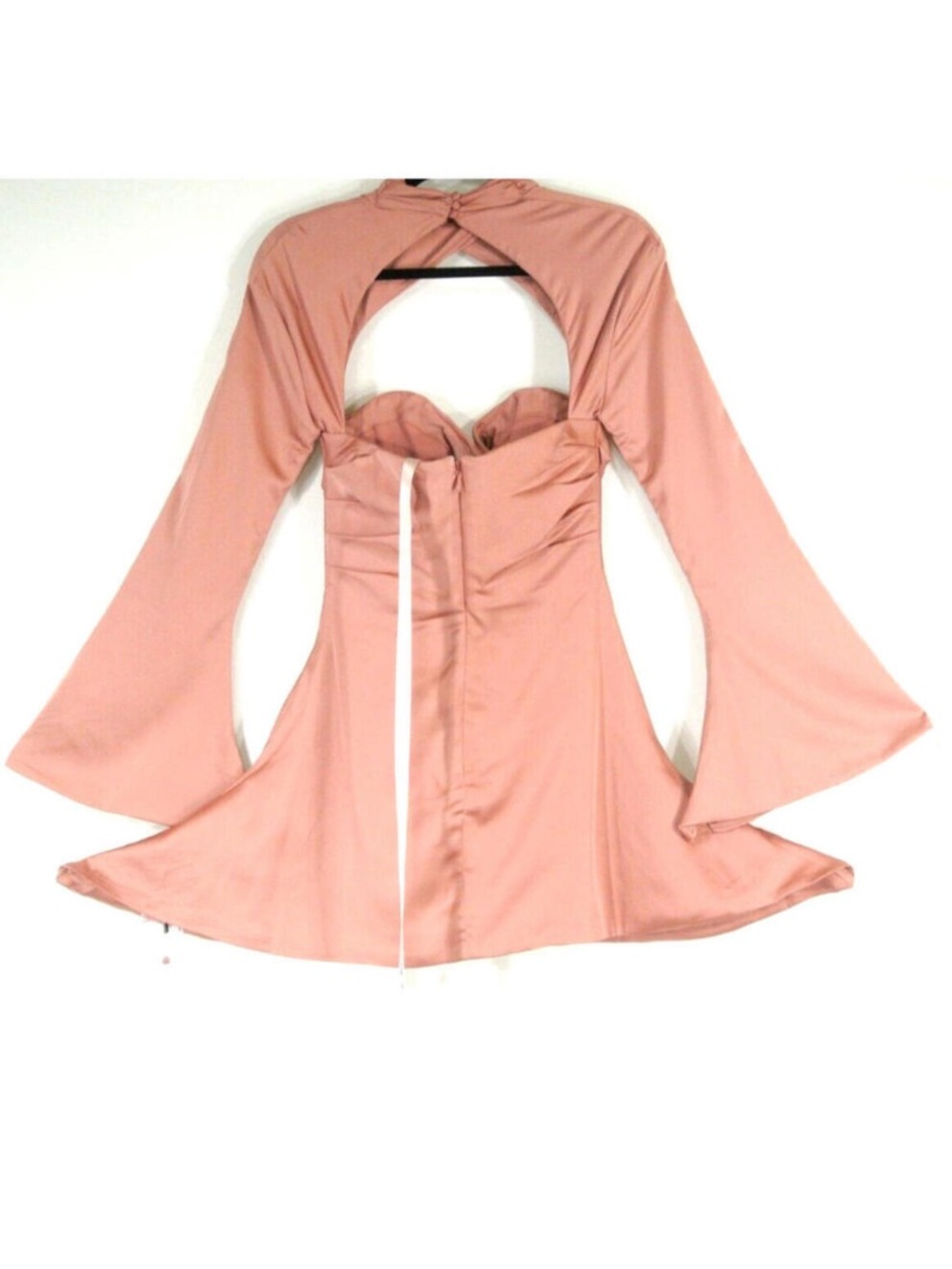 House of CB Toira Rose Draped Corset Mini Dress in Dusty Rose - Picture 5 of 8